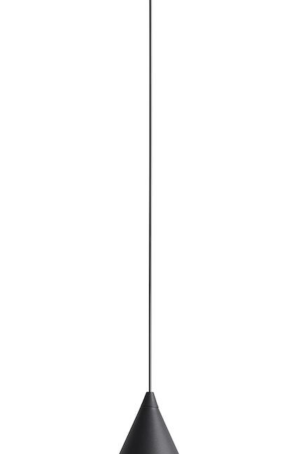 Czarna lampa wisząca FORM