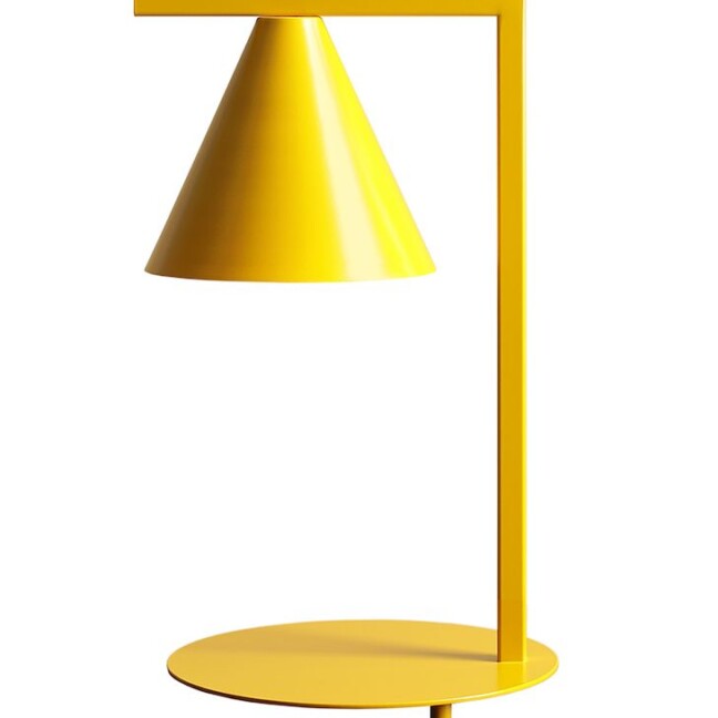Musztardowa lampa stołowa Form z ekskluzywnej kolekcji Artera Colours.