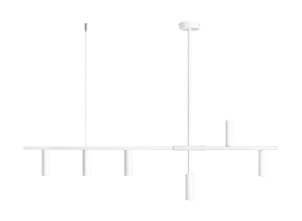 Wisząca lampa TREVO 6 w białym kolorze