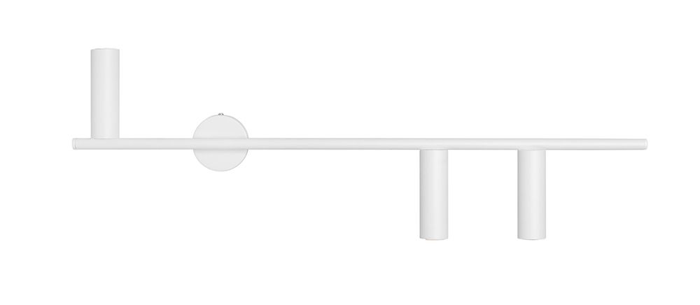 Prawy kinkiet TREVO 3 w kolorze białym