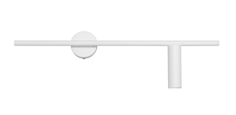 Prawy kinkiet TREVO w białym kolorze