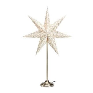 Świąteczna gwiazda Baroque jako dekoracyjny lampion na stół