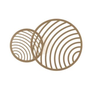 Ozdobna lampa sufitowa lub kinkiet Collage z wbudowanym oświetleniem LED