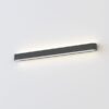 Szary kinkiet Soft Led o wymiarach 93,5 x 6 cm