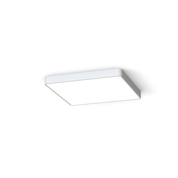 Biały plafon Soft LED o wymiarach 63x63 cm