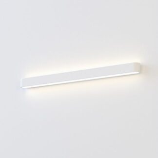 Biały kinkiet Soft LED o wymiarach 93,5x6 cm