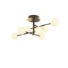 Lampa sufitowa Cellar M z mlecznymi kulami