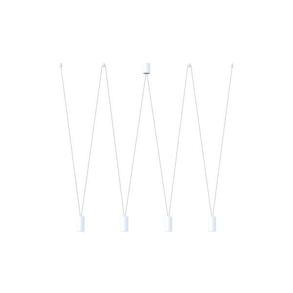 Nowoczesna biała lampa wisząca More Eye IV