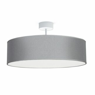 Lampa sufitowa Violet z szarym abażurem