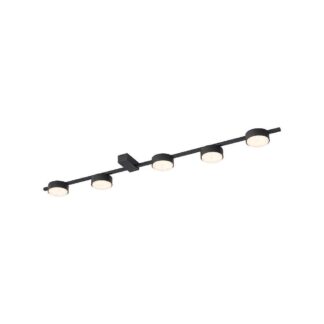 Nowoczesna lampa sufitowa Pills V w czarnym kolorze o klasie szczelności IP20