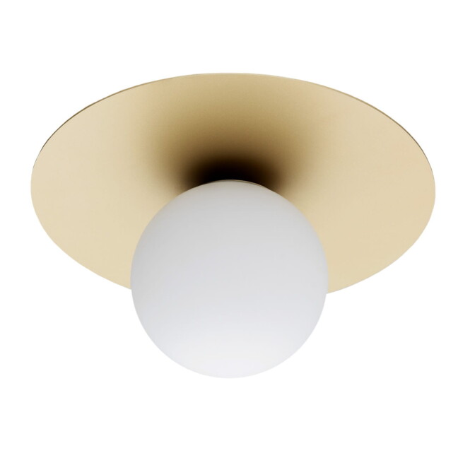Lampa wisząca lub kinkiet Spello z kulistym, szklanym kloszem