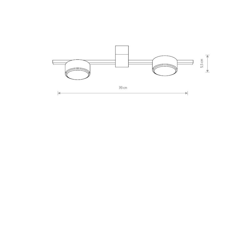 Biała mała lampa sufitowa Pills II o stopniu ochrony IP20