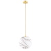 Lampa wisząca Almiros - do przedpokoju glamour