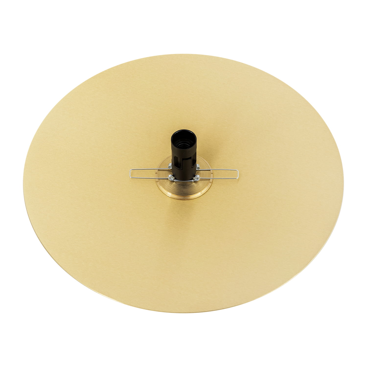 Złoty kinkiet Piava z eleganckim szklanym kloszem