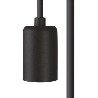 Przewód Cameleon w czarnej oprawce, E27, długość 7m