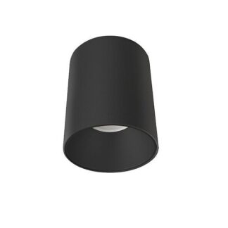 Czarna lampa sufitowa Eye Tone w kształcie tuby