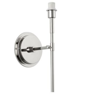 Lśniący srebrny kinkiet Rennes