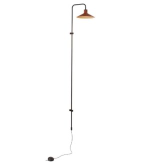 Kinkiet Platet A/05 w kolorze terracota ze ściemniaczem