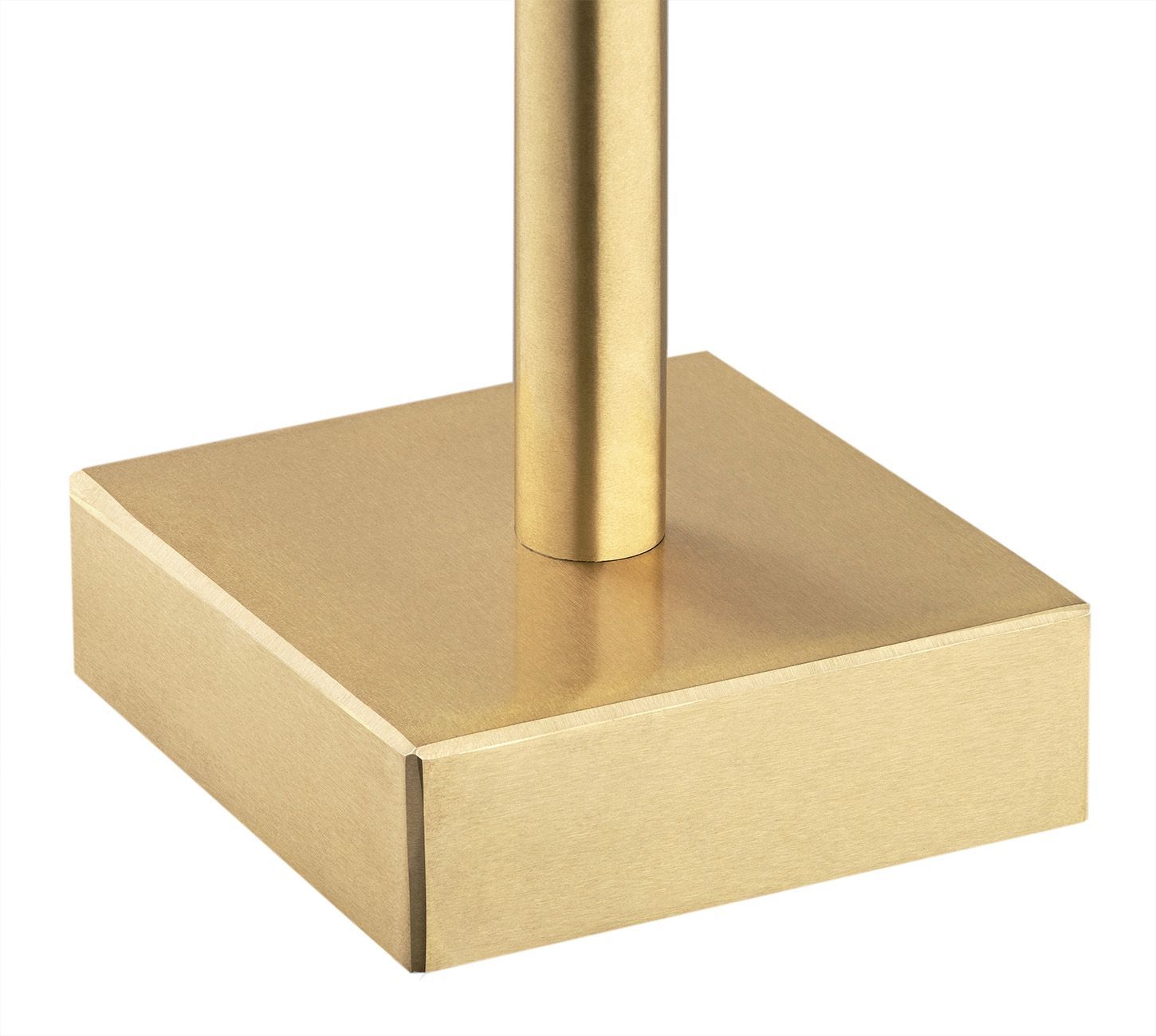 Biała lampa stołowa Abruzzo do damskiej sypialni