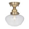 Lampa sufitowa Glint w kolorze antycznego mosiądzu