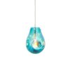 Niebieska wisząca lampa szklana Mirage M