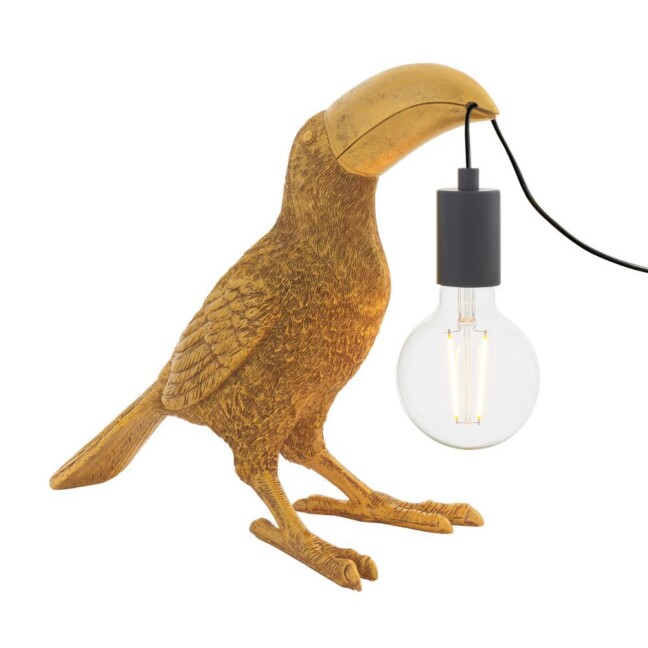 Złoty tukan – lampa stołowa Zodiac