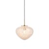 Lampa wisząca Nebula z kloszem w nakrapiany wzór