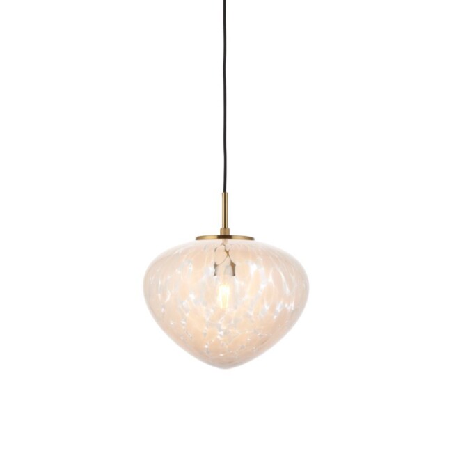 Lampa wisząca Nebula z kloszem w nakrapiany wzór
