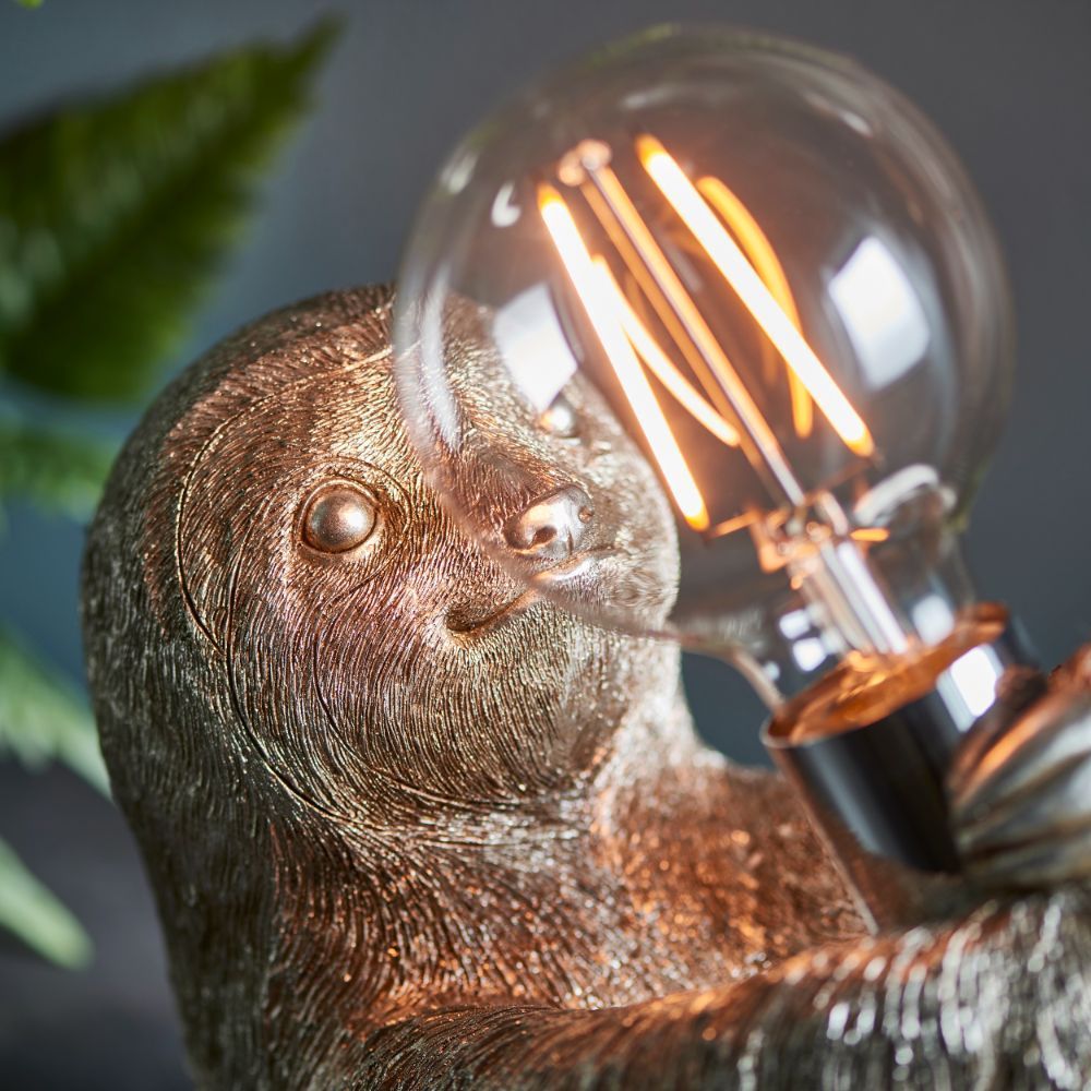 Unikalna lampa stołowa Zodiac w kształcie leniwca