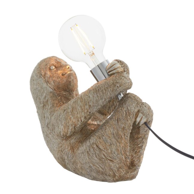 Unikalna lampa stołowa Zodiac w kształcie leniwca