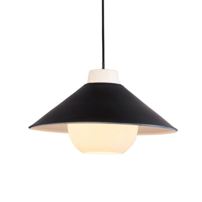 Wisząca lampa Odyssey z kloszem w kształcie stożka