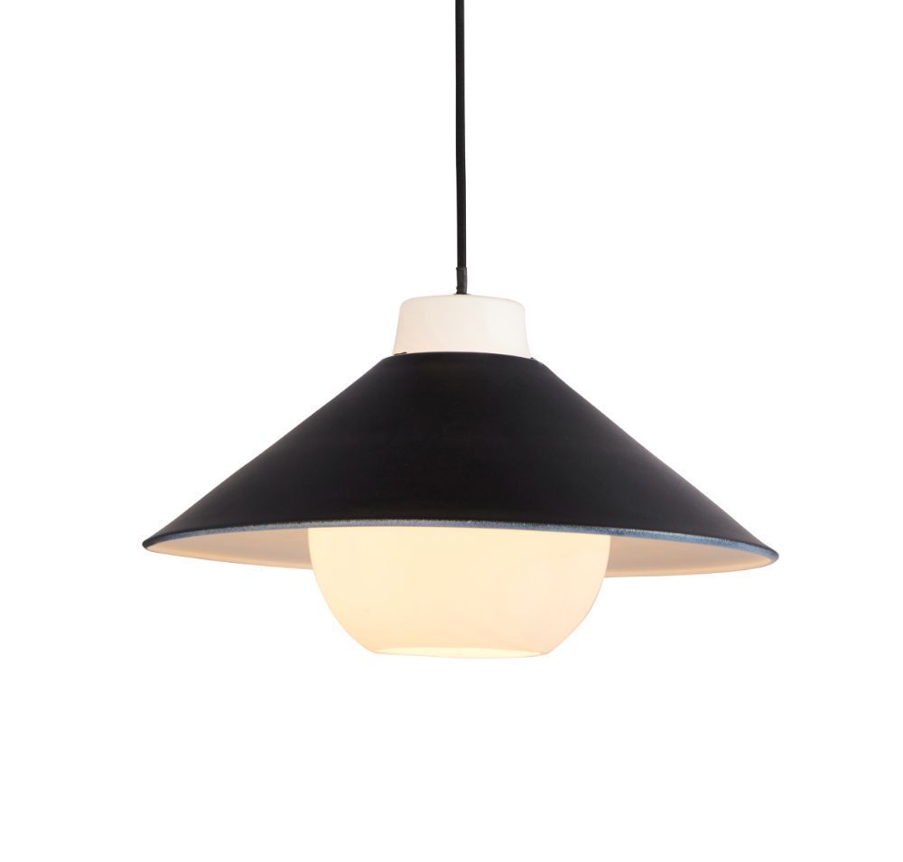 Wisząca lampa Odyssey z kloszem w kształcie stożka