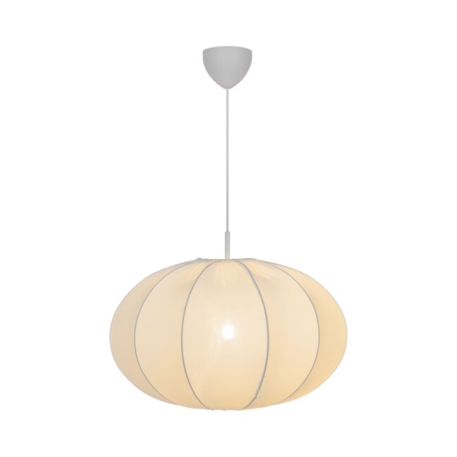 Duży biały lampion wiszący Aeron 60