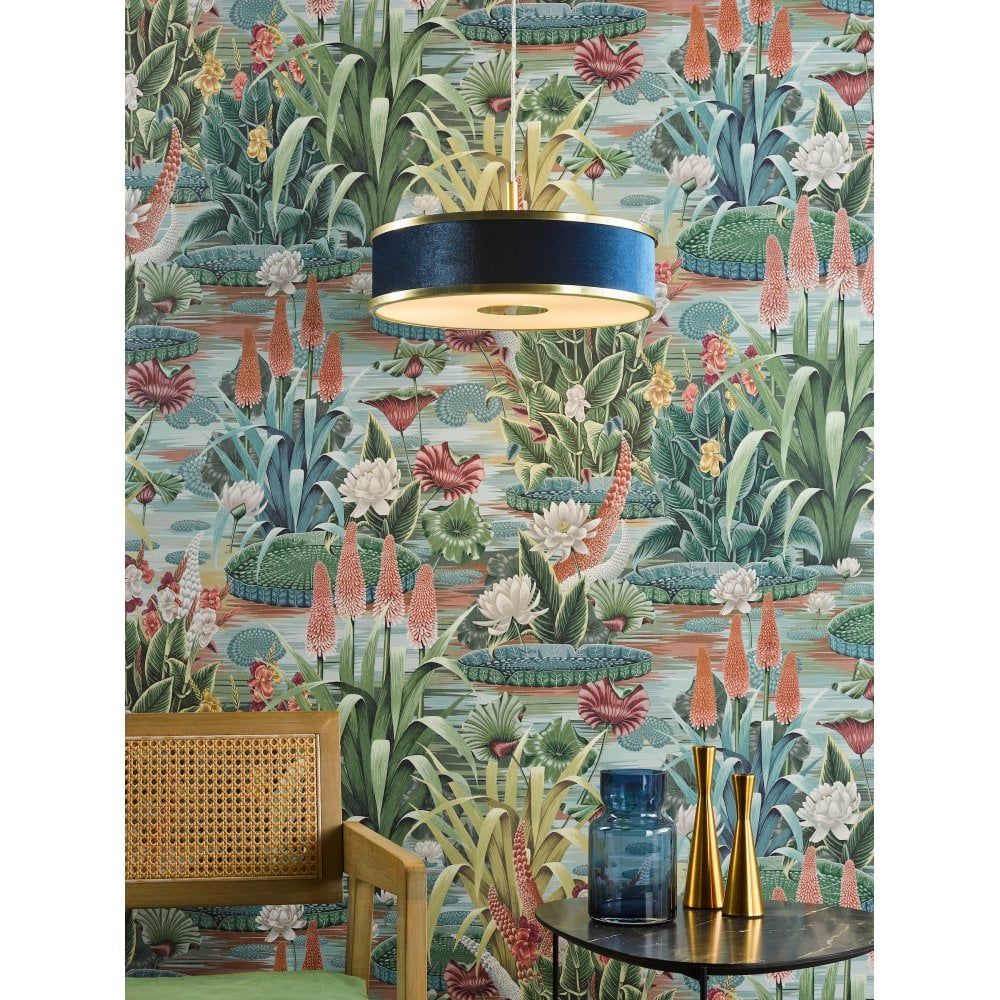 Stylowa granatowa lampa wisząca Alvaro