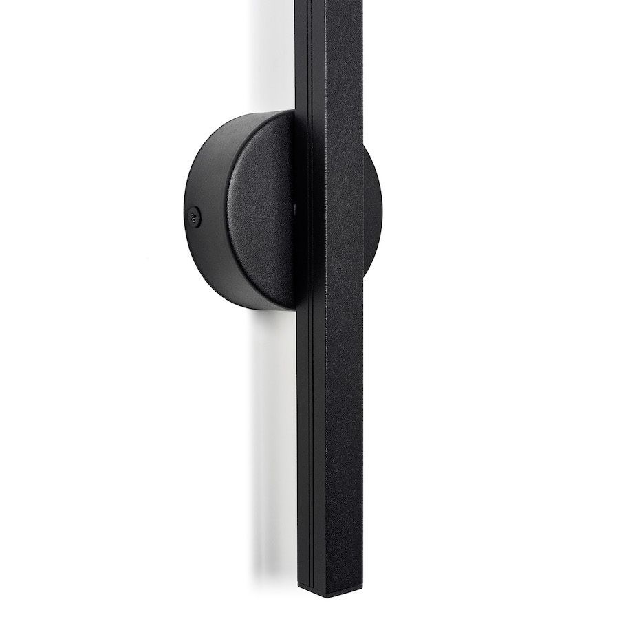 Nowoczesny czarny kinkiet LED ASSE