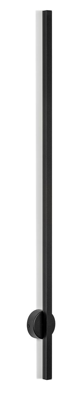 Nowoczesny czarny kinkiet LED ASSE