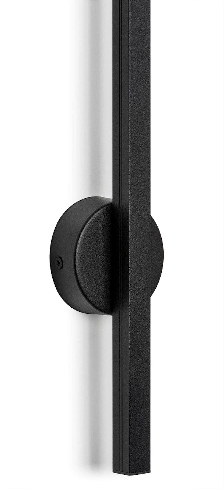 Czarny kinkiet LED ASSE o minimalistycznym designie