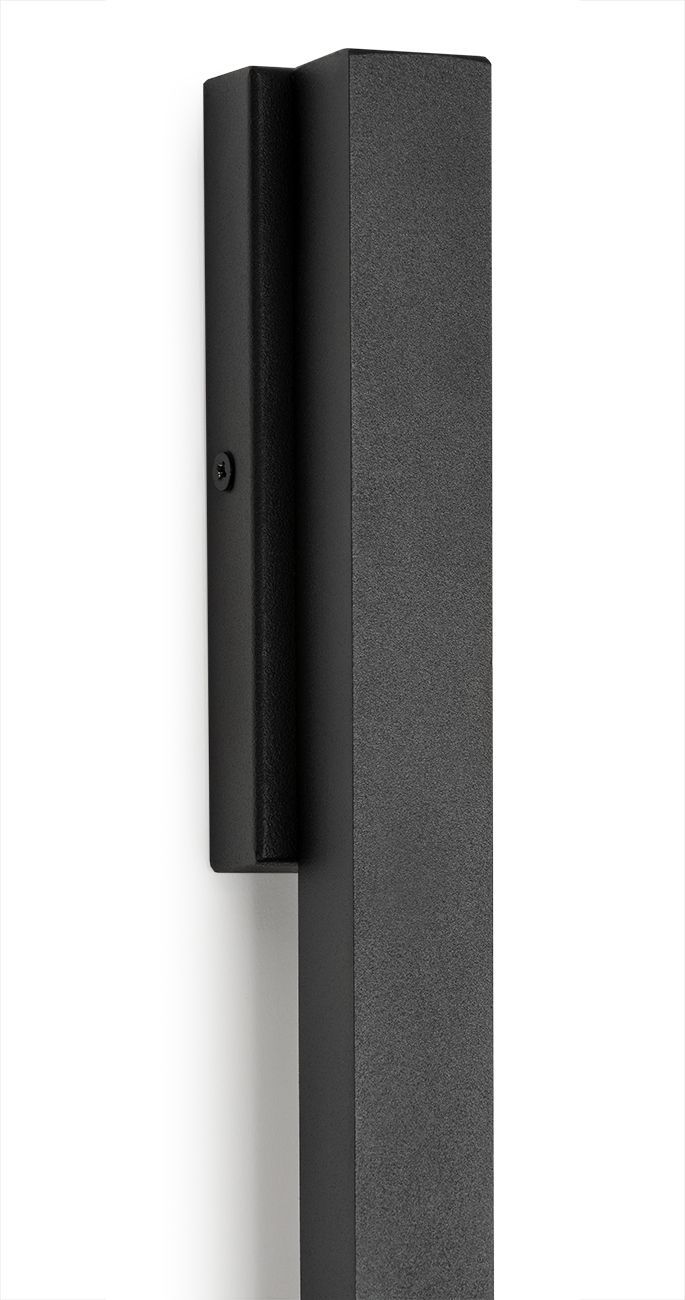 Nowoczesny czarny kinkiet LED ASSE