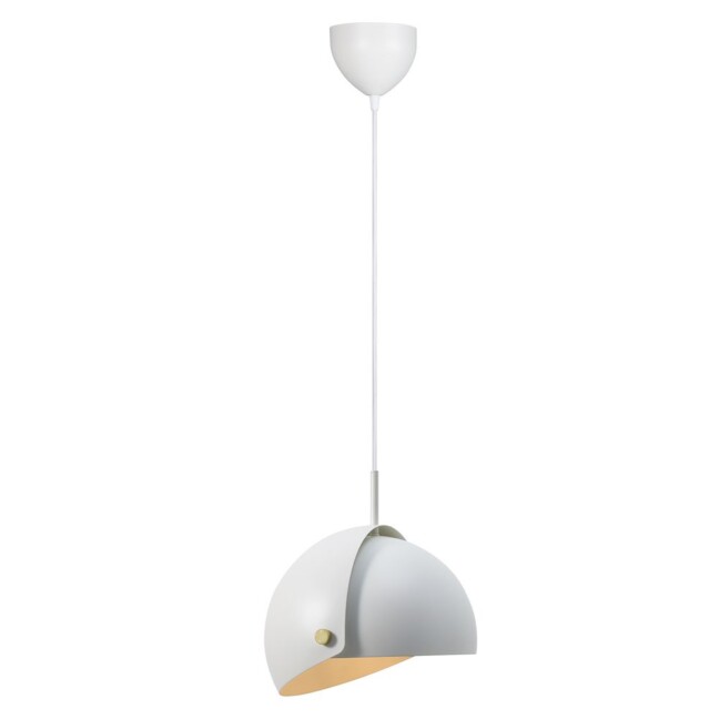 Biała lampa wisząca Align