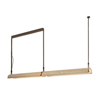 Wisząca lampa LED Aluet S/100/2L w wydłużonym kształcie