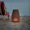 Stojąca lampa Amphora 01 w kolorze brązowym, IP66, z możliwością wymiany żarówki