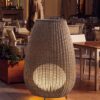 Brązowa ogrodowa lampa Amphora 03 o wysokiej klasie szczelności IP66