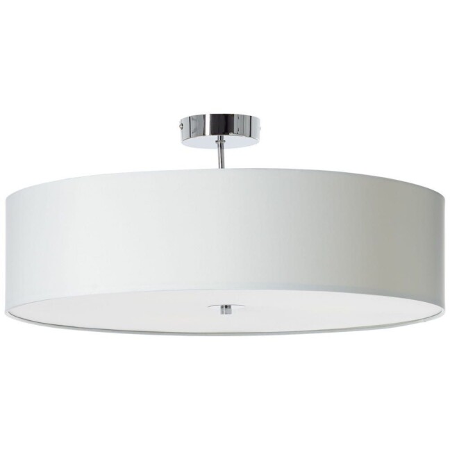 Biała, duża lampa sufitowa Andria