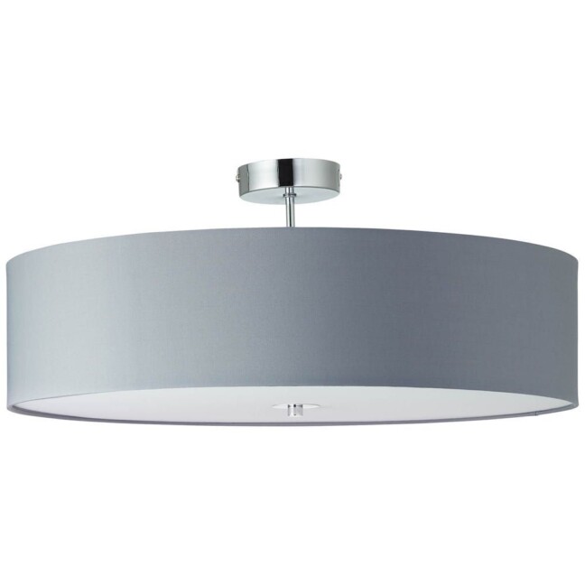 Szara lampa sufitowa Andria