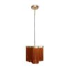 Wisząca lampa Arcipelago so rust z frędzlami i oświetleniem LED