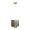 Wisząca lampa Arcipelago so sand z beżowymi frędzlami