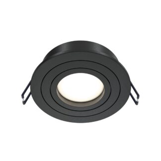 Czarne sufitowe oczko Atom marki Maytoni na żarówkę GU10