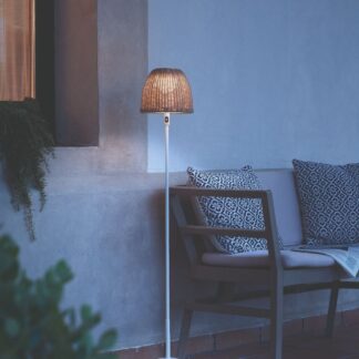 Beżowa przenośna lampa Atticus P/114/R Outdoor o klasie szczelności IP54