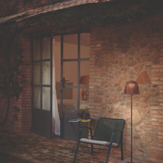 Mobilna lampa zewnętrzna Atticus P/114/R w kolorze brązowym, o klasie ochrony IP54