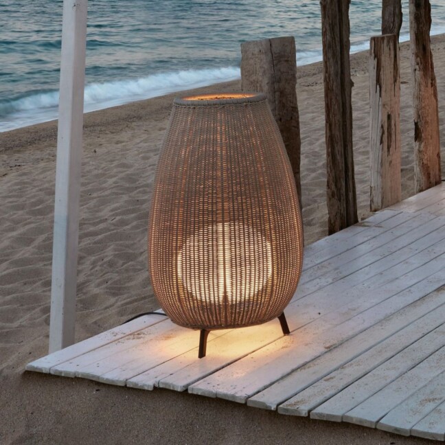 Brązowa lampa ogrodowa Amphora 02 LED